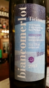 Biancomerlot DOC, vinařství Mondo, obec Sementina, kanton Ticino